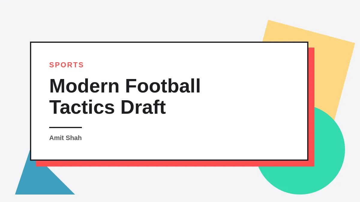 2026 Premier League Trends: How Modern Tactics and Player Roles Impact Your Dream Team Drafts